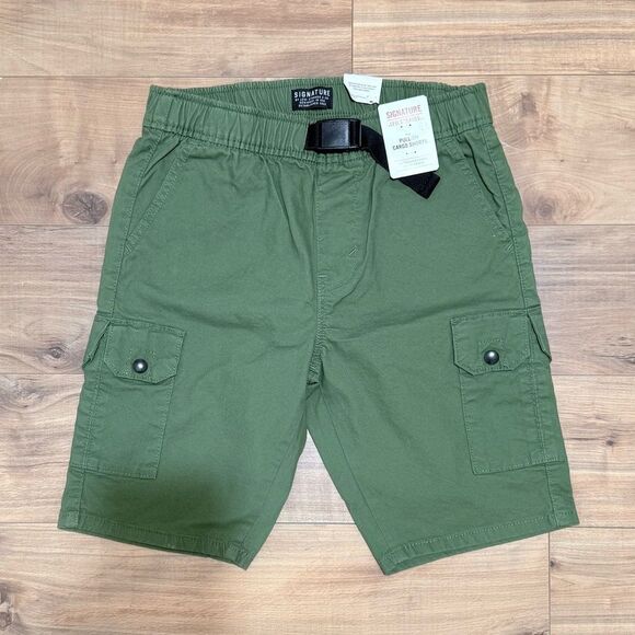 Signature by Levi Strauss Other - Signature by Levi Strauss Boys Olive Cargo Shorts Size XL